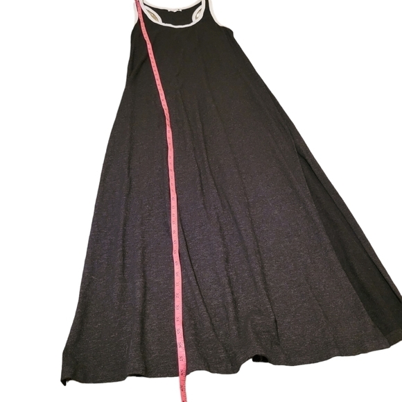 SUNDRY Ringer Maxi Dress Racerback Tank Jersey Knit Women's Size 2 = Medium - Picture 11 of 13